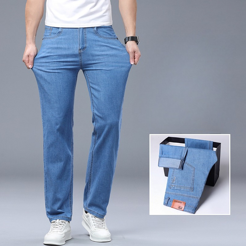 Ice Silk Thin Denim Jeans for  - Levis Jeans 501 ulasan dan harga