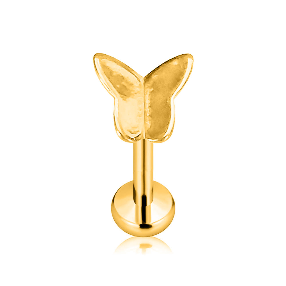 ASTM F136 G23 Titanium Flower  - Body Jewelry Threadless ulasan dan harga