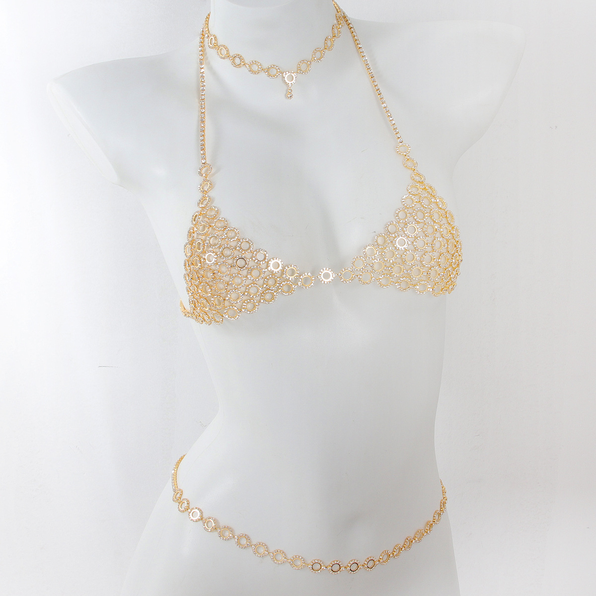 Fashionable Circular Splicing  - Body Jewelry Art ulasan dan harga