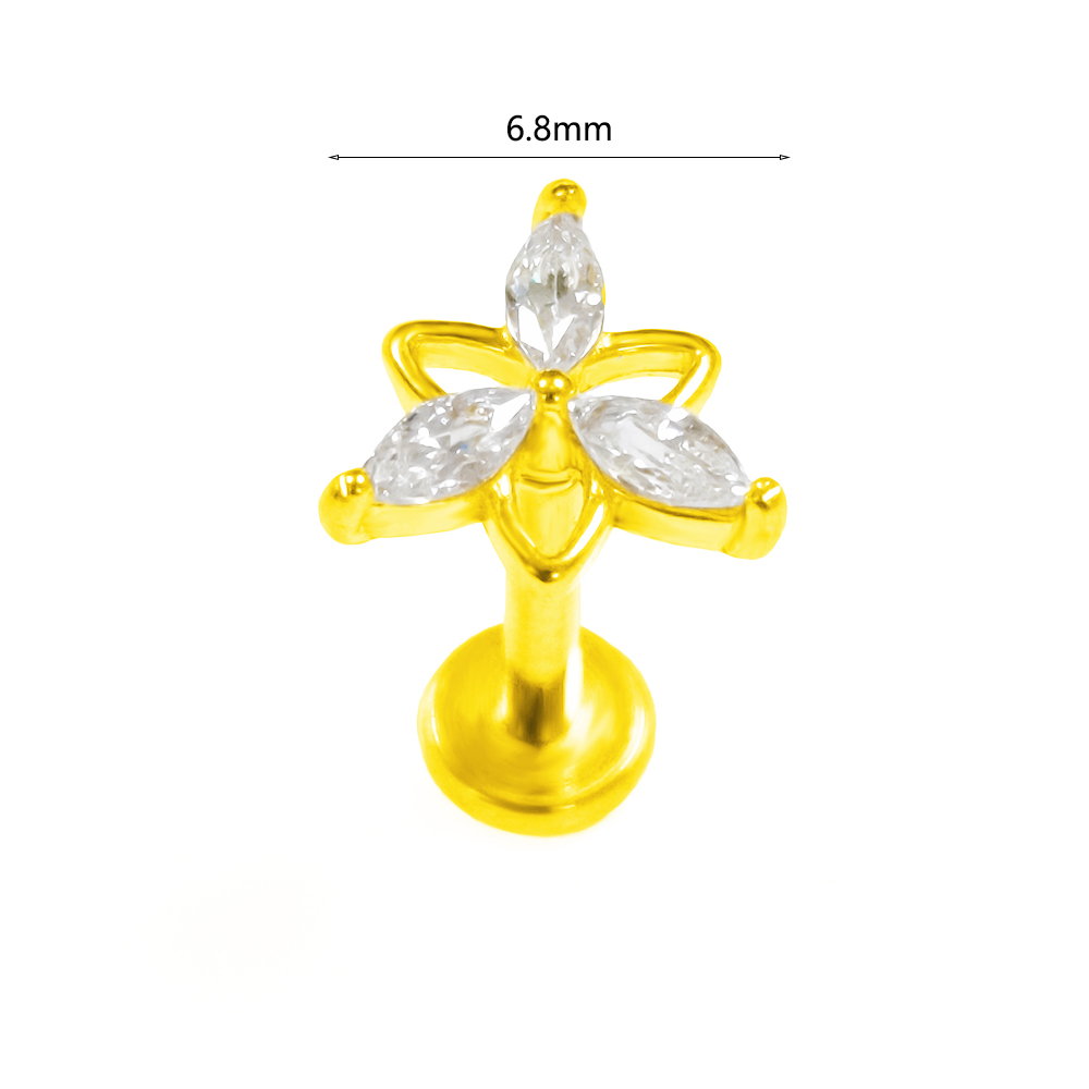 ASTM F136 G23 Titanium Pendant - Body Jewelry Threadless ulasan dan harga