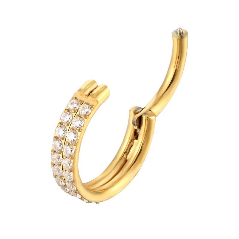 G23 Titanium Piercing Double r - Body Piercing Quality Jewelry ulasan dan harga
