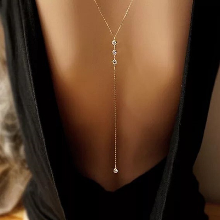 New Rhinestone Sexy Women's Ba - Body Jewelry Art ulasan dan harga