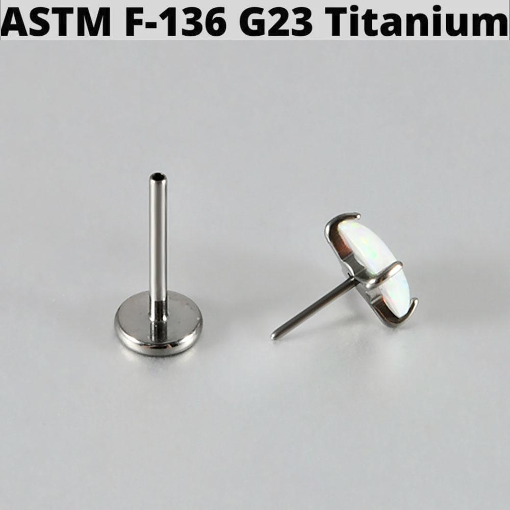 1PC G23 Titanium Gloss Round O - Body Jewelry Threadless ulasan dan harga