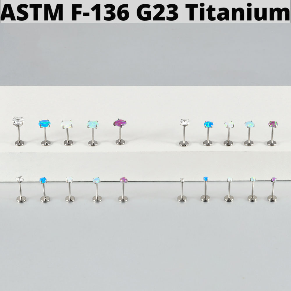 1PC G23 Titanium Gloss Round O - Body Jewelry Threadless ulasan dan harga