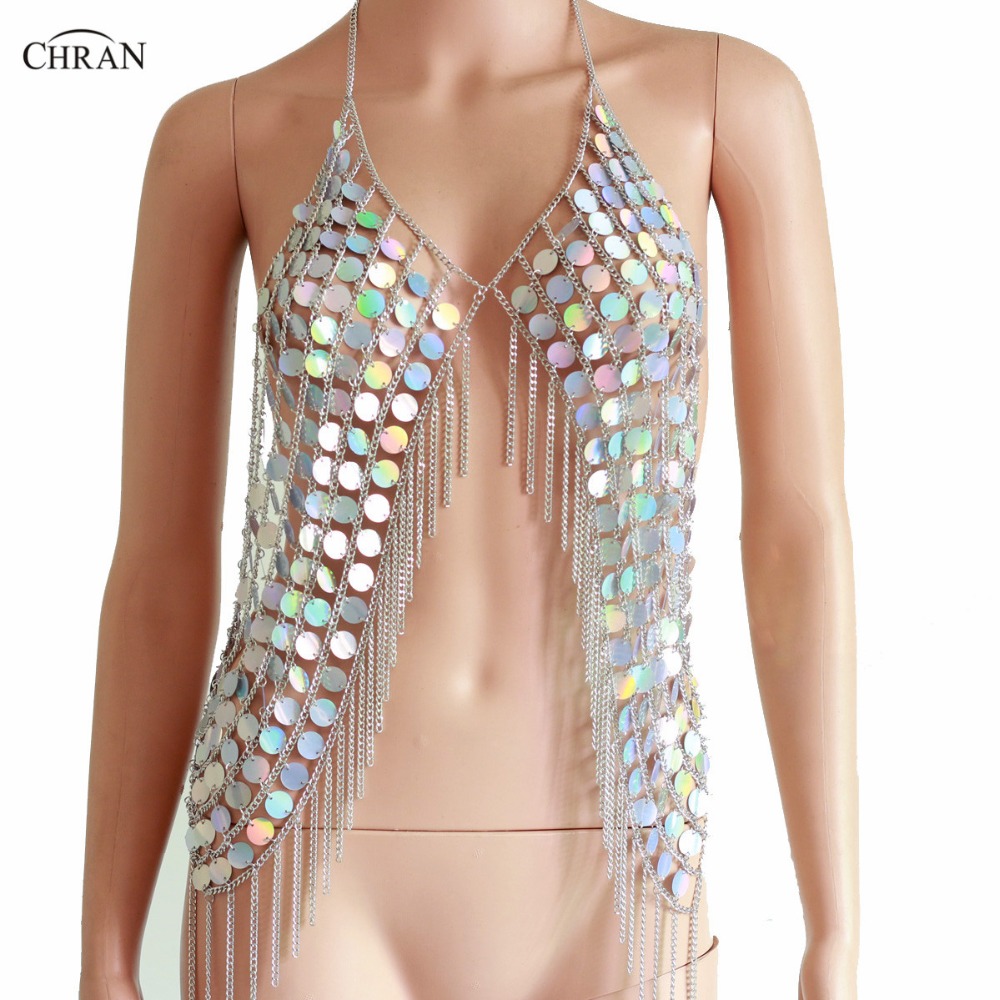 Chran New Sexy Spark Vest Summ - Body Jewelry Vest ulasan dan harga