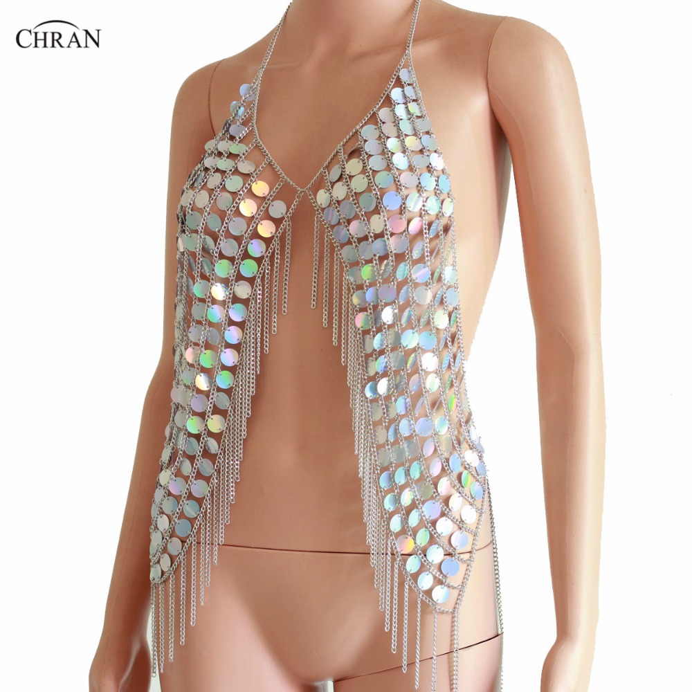 Chran New Sexy Spark Vest Summ - Body Jewelry Vest ulasan dan harga