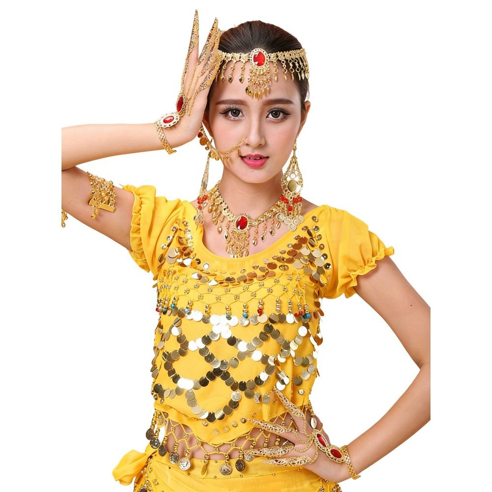Bohemian Style Sequins Head Ch - Body Jewelry Indian ulasan dan harga