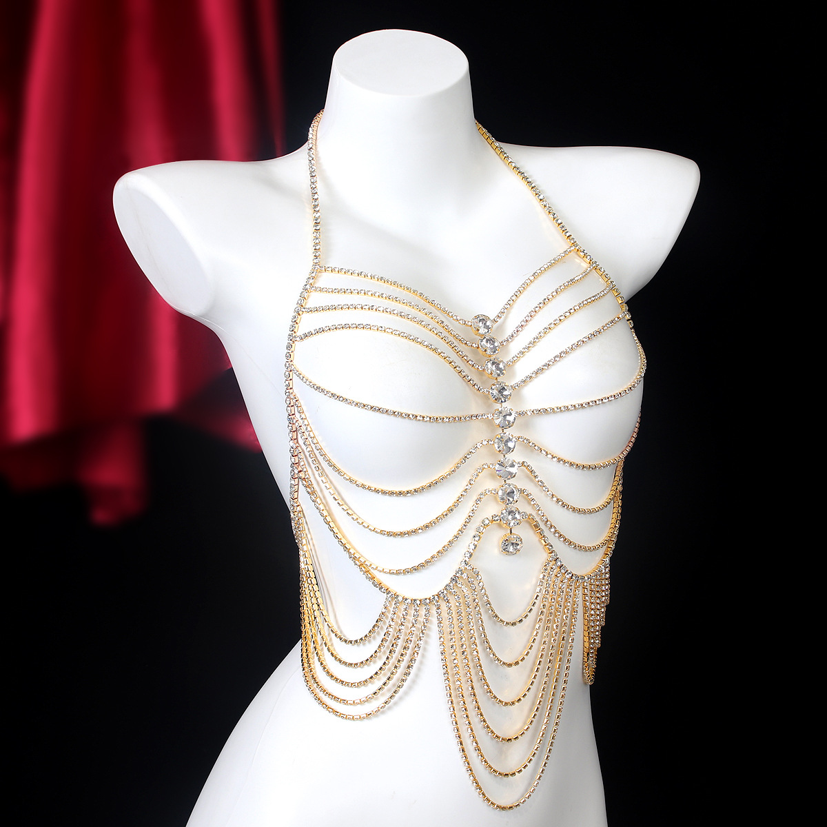 Luxurious Stripe Tassels Retro - Body Jewelry Art ulasan dan harga