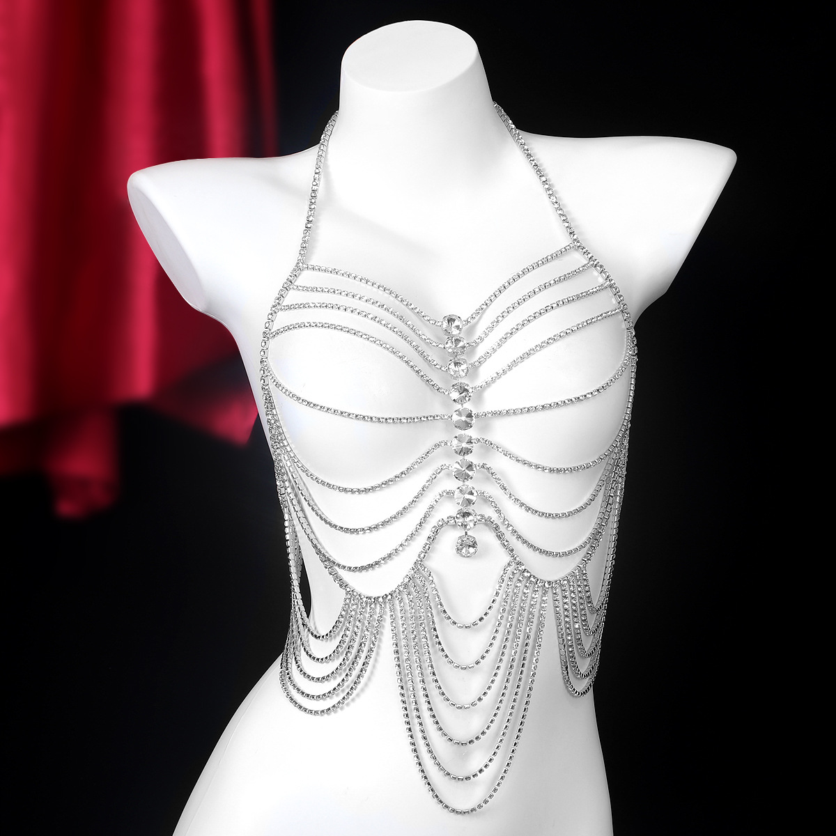 Luxurious Stripe Tassels Retro - Body Jewelry Art ulasan dan harga