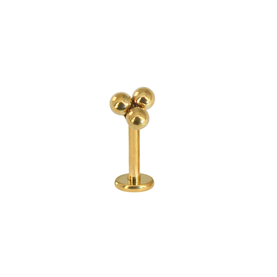 1Pc Surgical Steel Cluster Bal - Body Jewelry Threadless ulasan dan harga