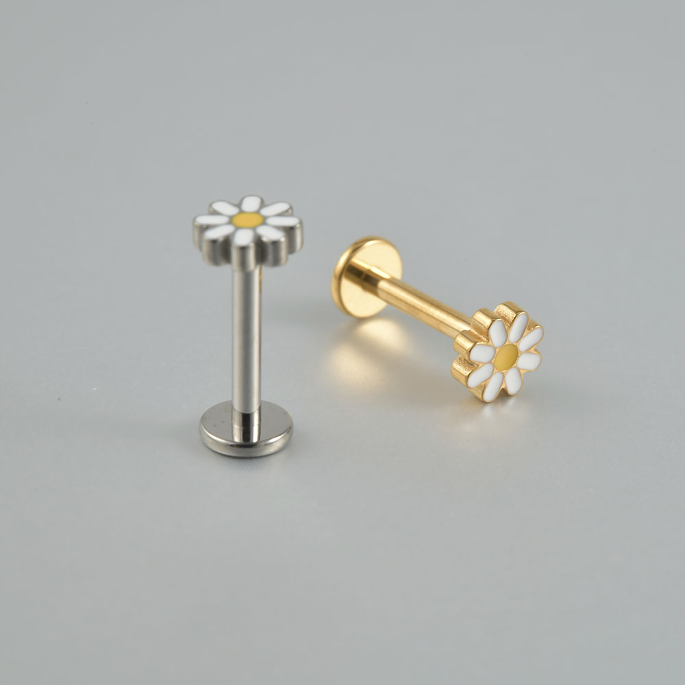 1PC G23 Titanium Threadless Pu - Body Jewelry Threadless ulasan dan harga