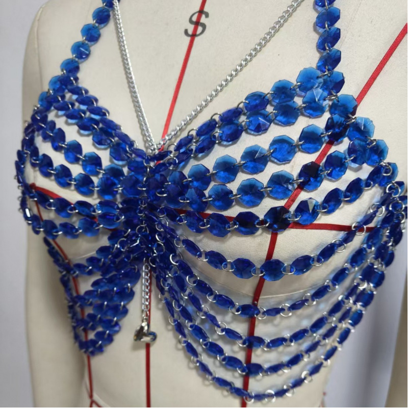 Women Body Chest Chain Fashion - Body Jewelry Vest ulasan dan harga
