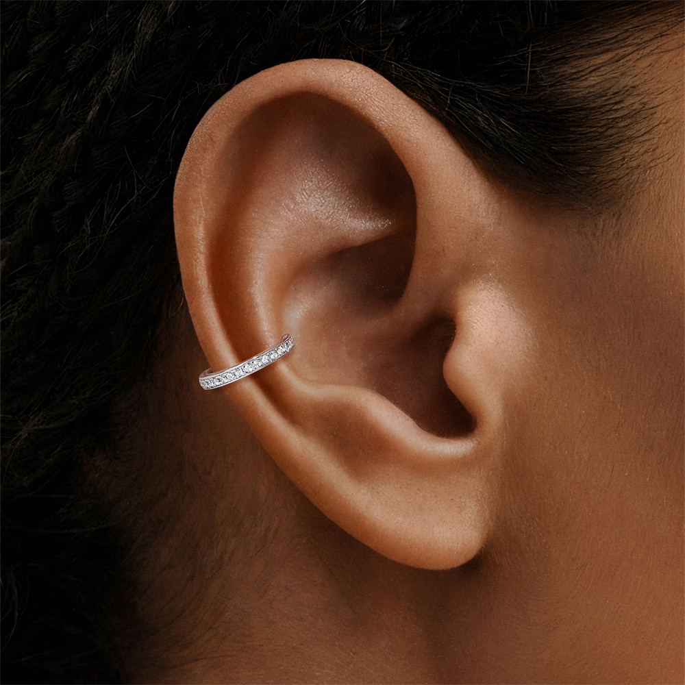 KOJ 1PC 925 Sterling Silver Mo - Body Piercing Quality Jewelry ulasan dan harga