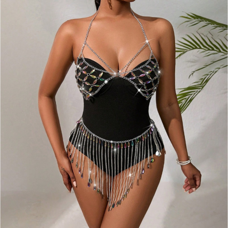 Women Body Jewelry Sexy Bikini - Body Jewelry Vest ulasan dan harga
