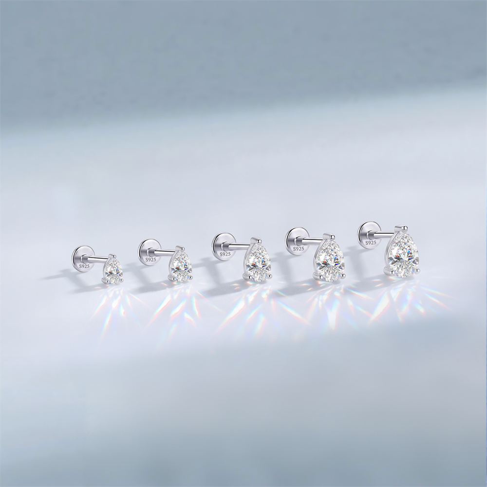 KOJ 1PC 925 Sterling Silver Cl - Body Piercing Quality Jewelry ulasan dan harga