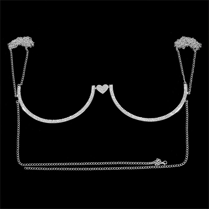 Stonefans Heart Rhinestone Che - Body Jewelry Art ulasan dan harga