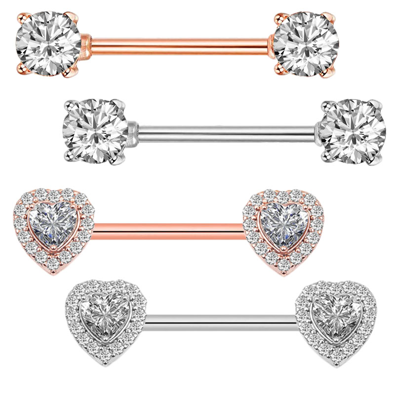 2Pcs Fashion High Quality Zirc - Body Piercing Quality Jewelry ulasan dan harga